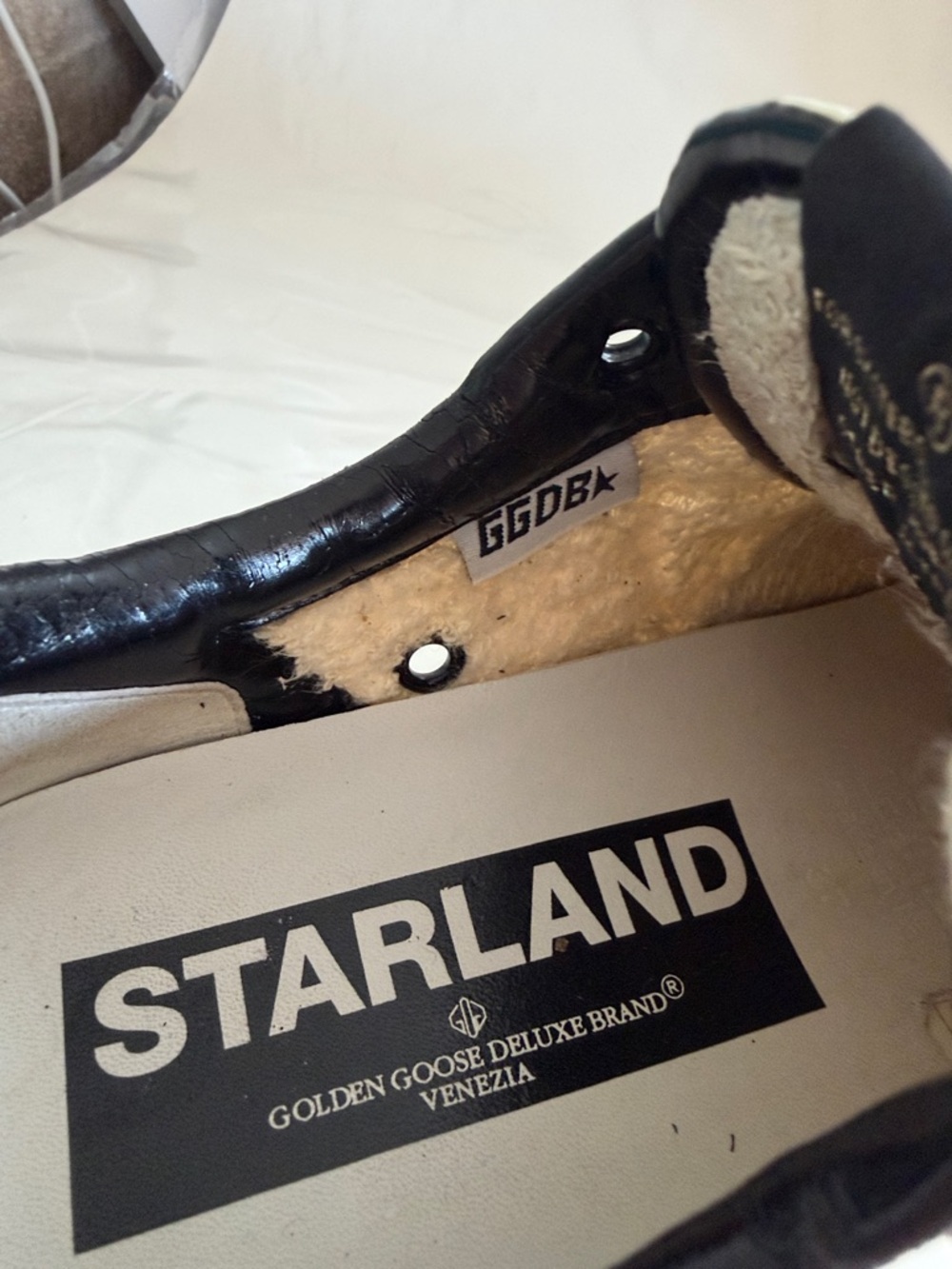 Golden Goose Starland Terrycloth, Nylon & Leather Leopard Print Low-Top Sneakers - Picture 9 of 13
